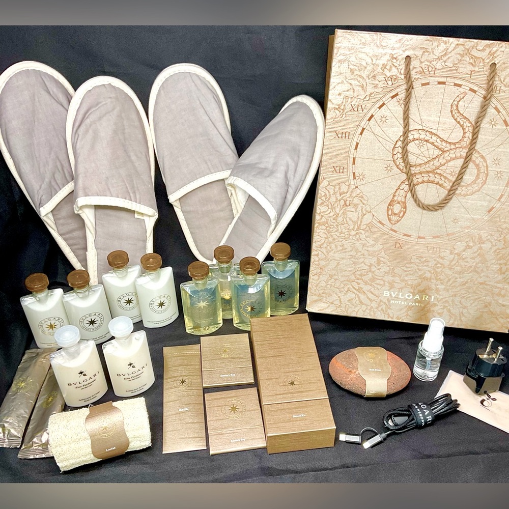 🔥BULGARI TOILETRIES/BATH PRODUCTS FROM PARIS FRANCE BVLGARI